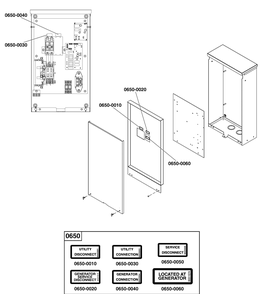 Decals Group - Ats Connections (Used After Serial No. 1022681815 And Before Serial No. 1023495596) Diagram and Parts List for 040622-00  Briggs and Stratton Generator